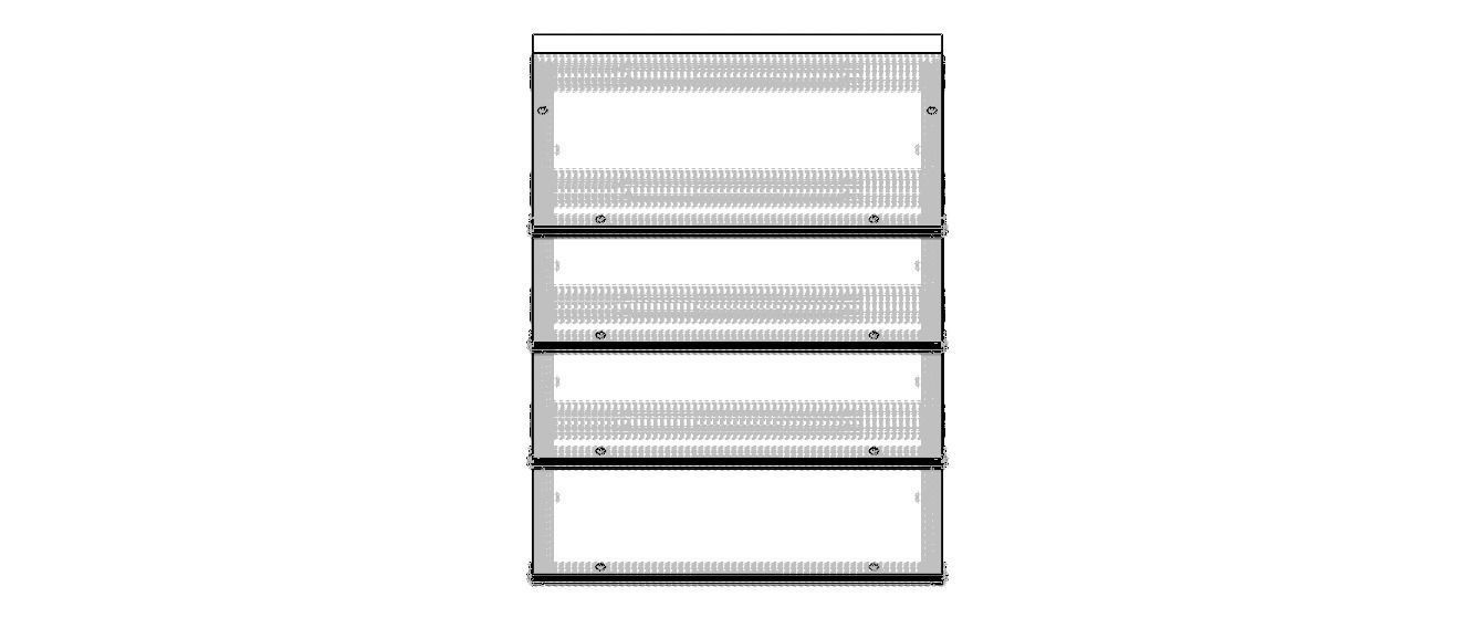 Aluminum Wall Mount Shelving 3D model CGTrader
