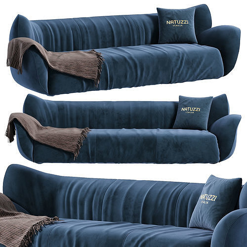 Juno sofa by Natuzzi Italia 3D model CGTrader