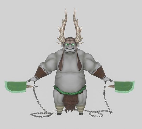 kai from kung fu panda character 3D model CGTrader