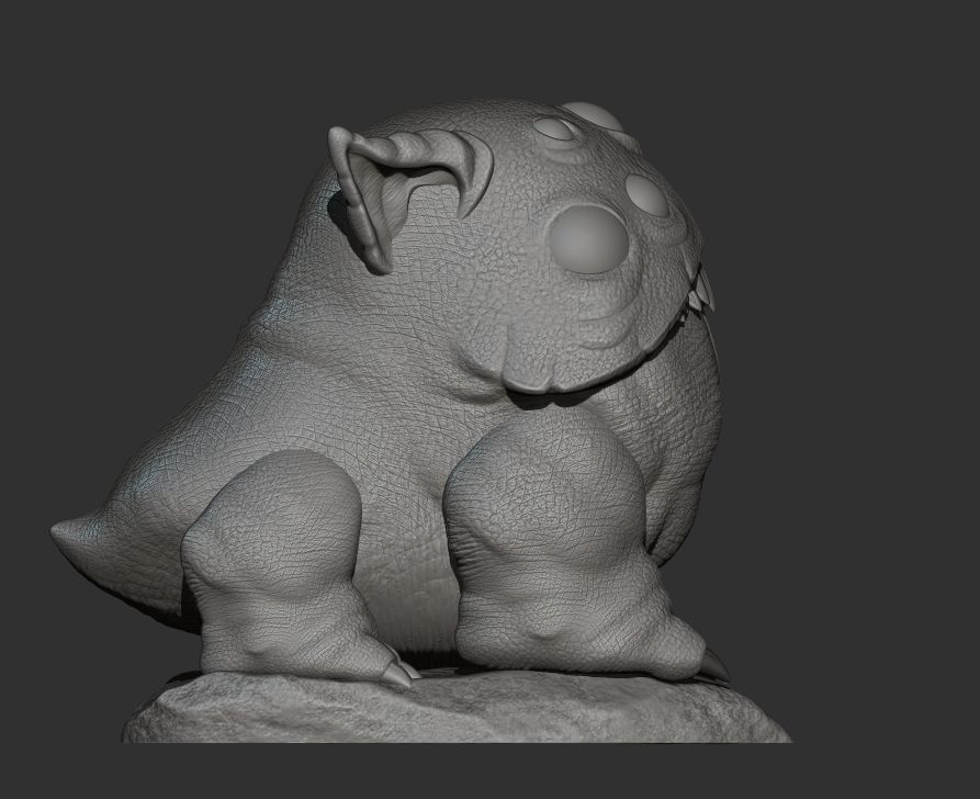 creature miniature 3D model 3D printable | CGTrader