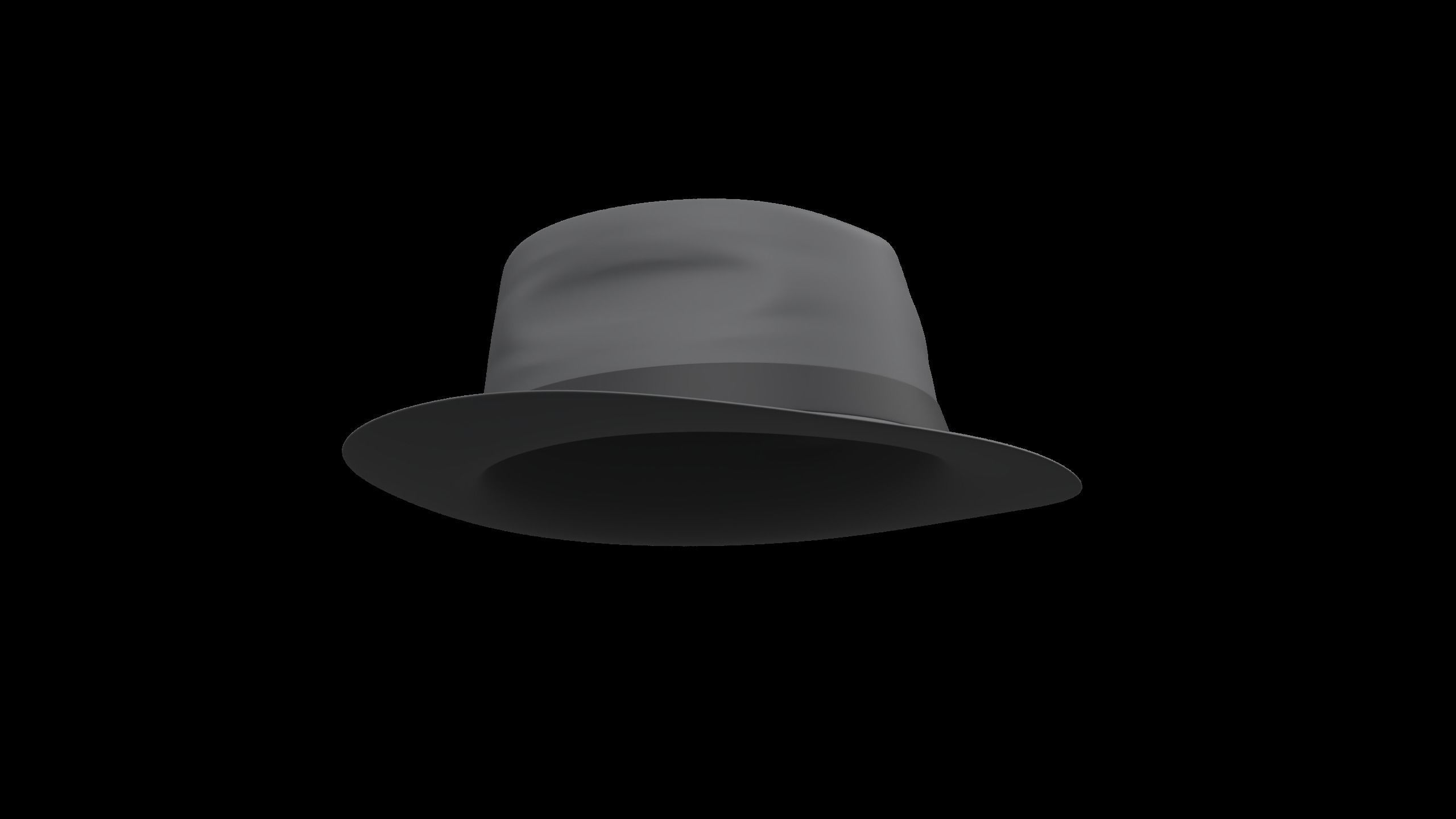 Pork Pie Hat 3D model CGTrader