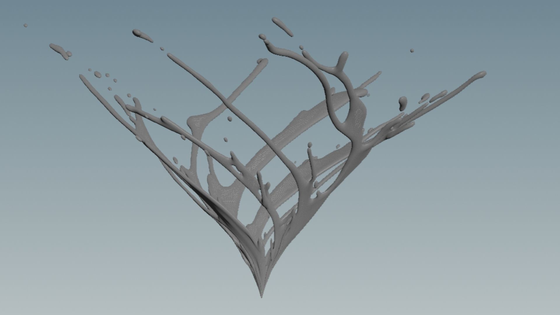 Spiraling Water Splash Animated 3D model 3D model animated | CGTrader