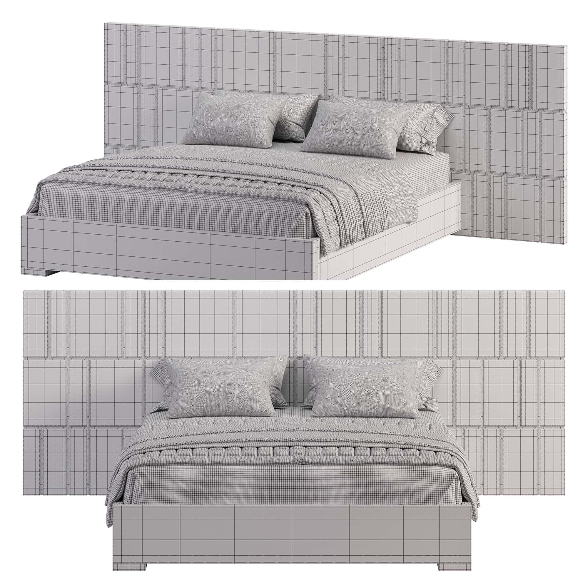 JACKSON BED 3D model CGTrader