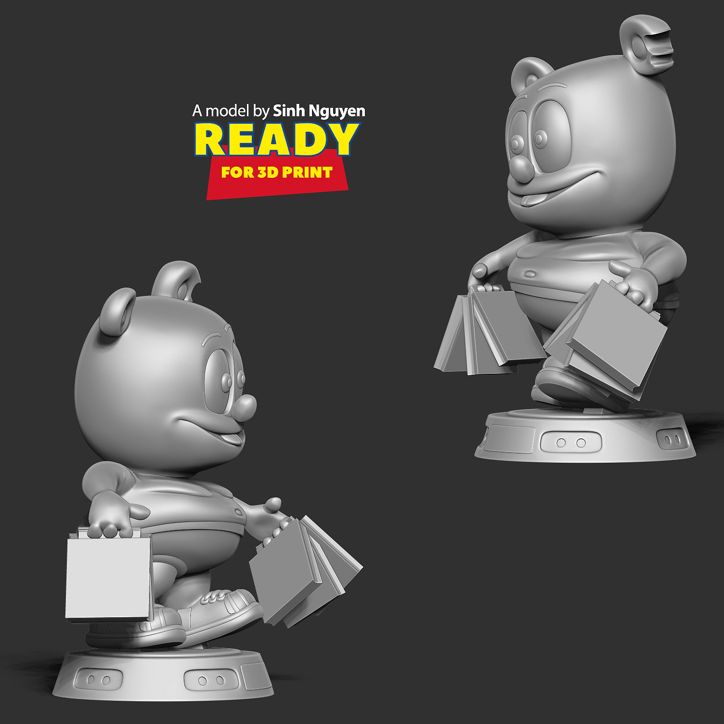 Gummy Bear 3D model 3D printable CGTrader
