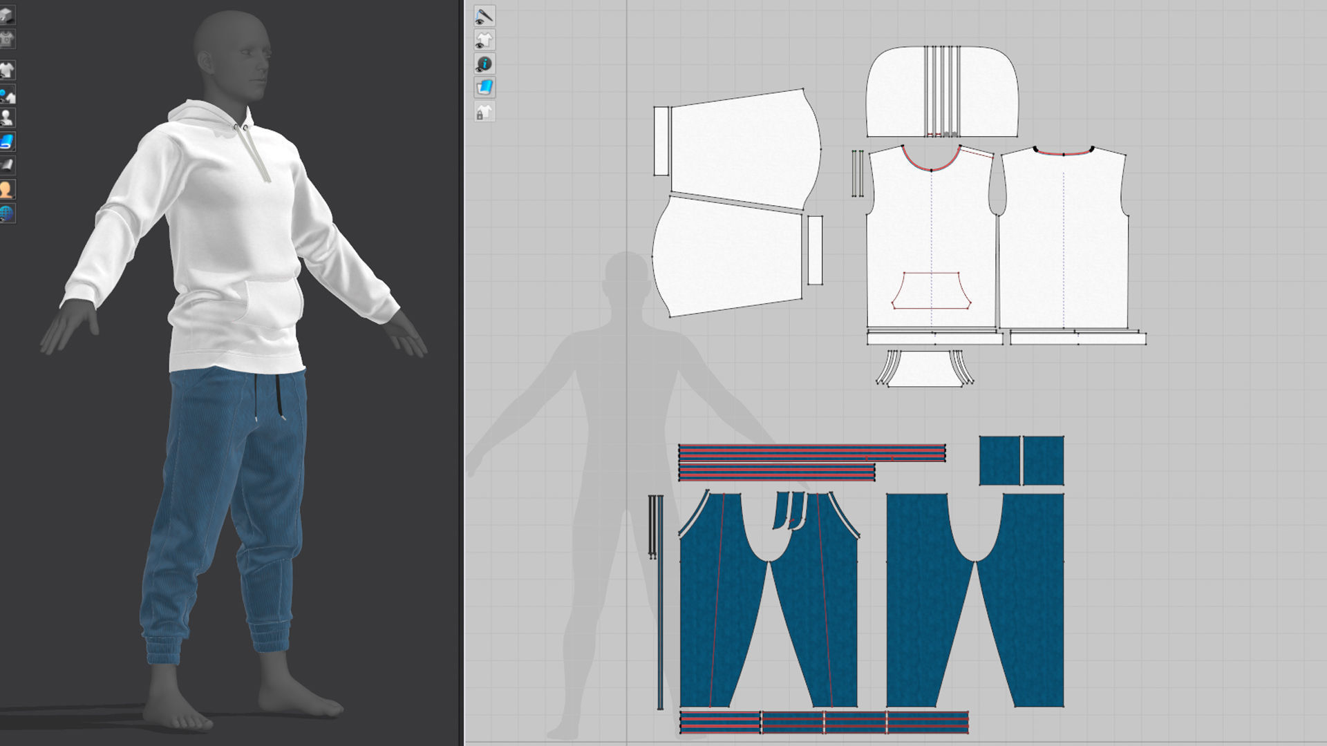 Mens Outfit 17 - Marvelous - CLO Project file 3D model | CGTrader