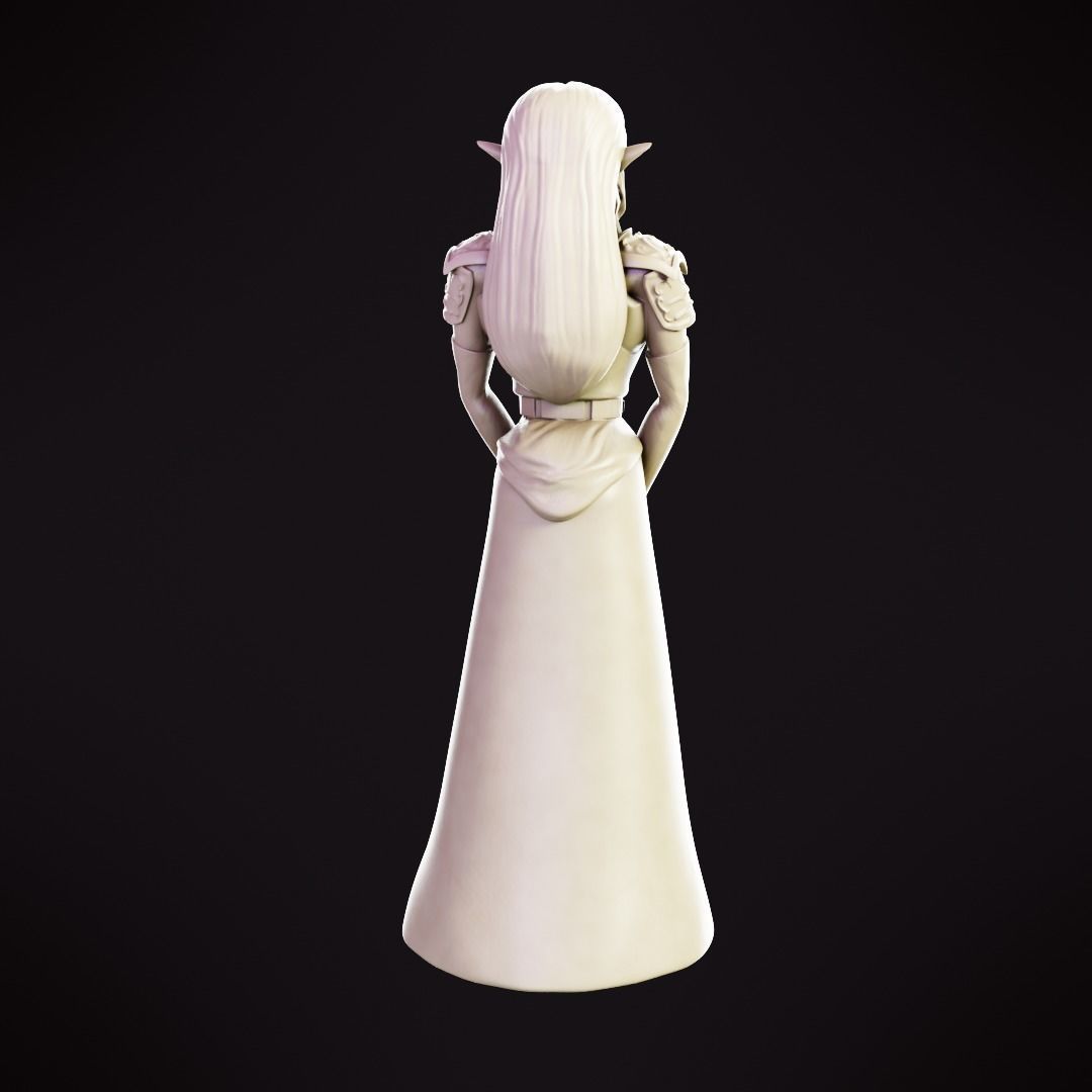 Princess Zelda Ocarina of Time 3D model 3D printable CGTrader