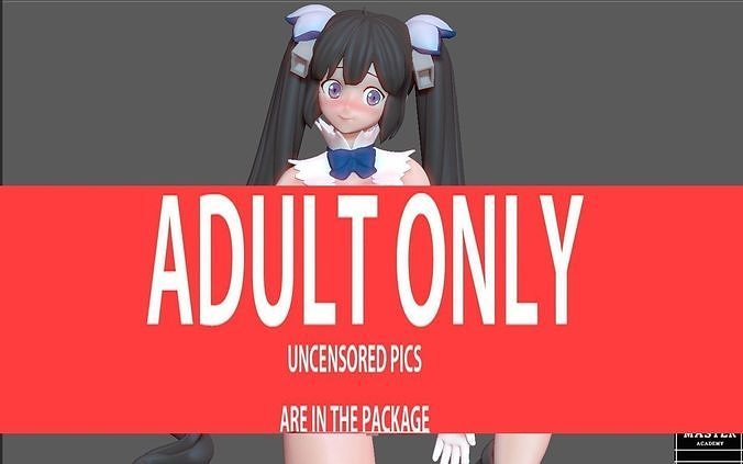 HESTIA SEXY nsfw GIRL ANIME CUTE 3D PRINT 3D model 3D printable | CGTrader
