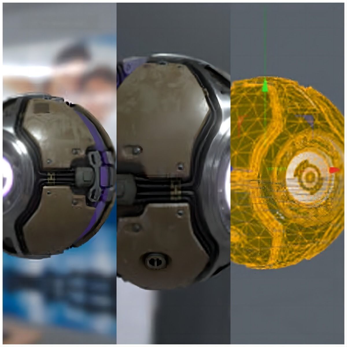 Plasma grenade Energy ball Science Fiction Sphere 3D model CGTrader