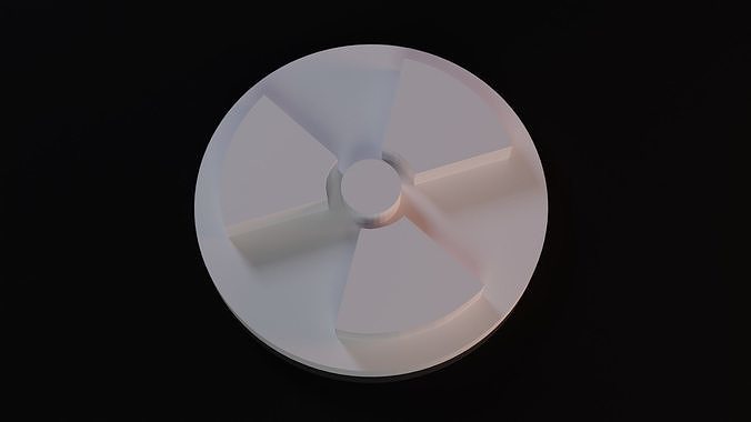3D Printable Nuclear Symbol 3D model 3D printable | CGTrader