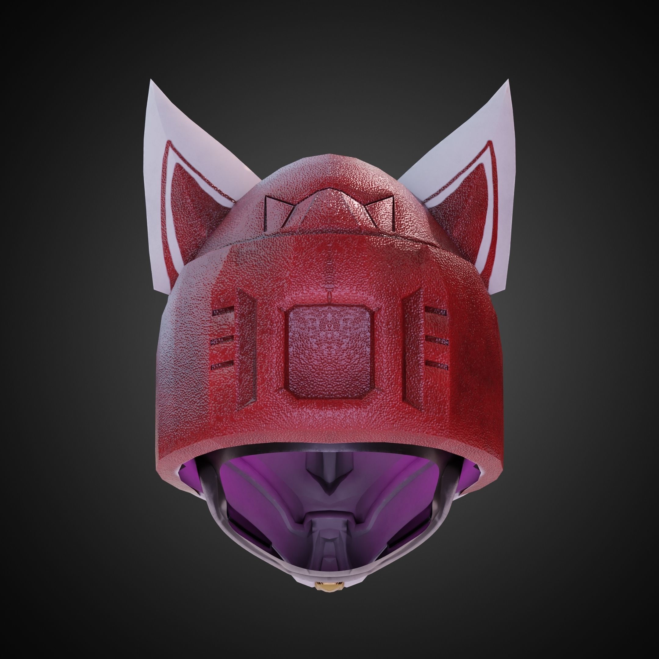 Destiny 2 Kitsune Warlock Helmet for Cosplay 3D model 3D printable