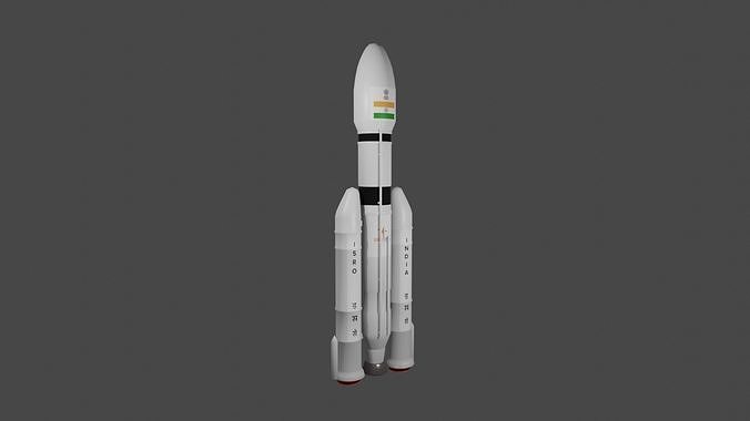3D model pslv ISRO CHANDRAYAAN 3 VR / AR / low-poly | CGTrader