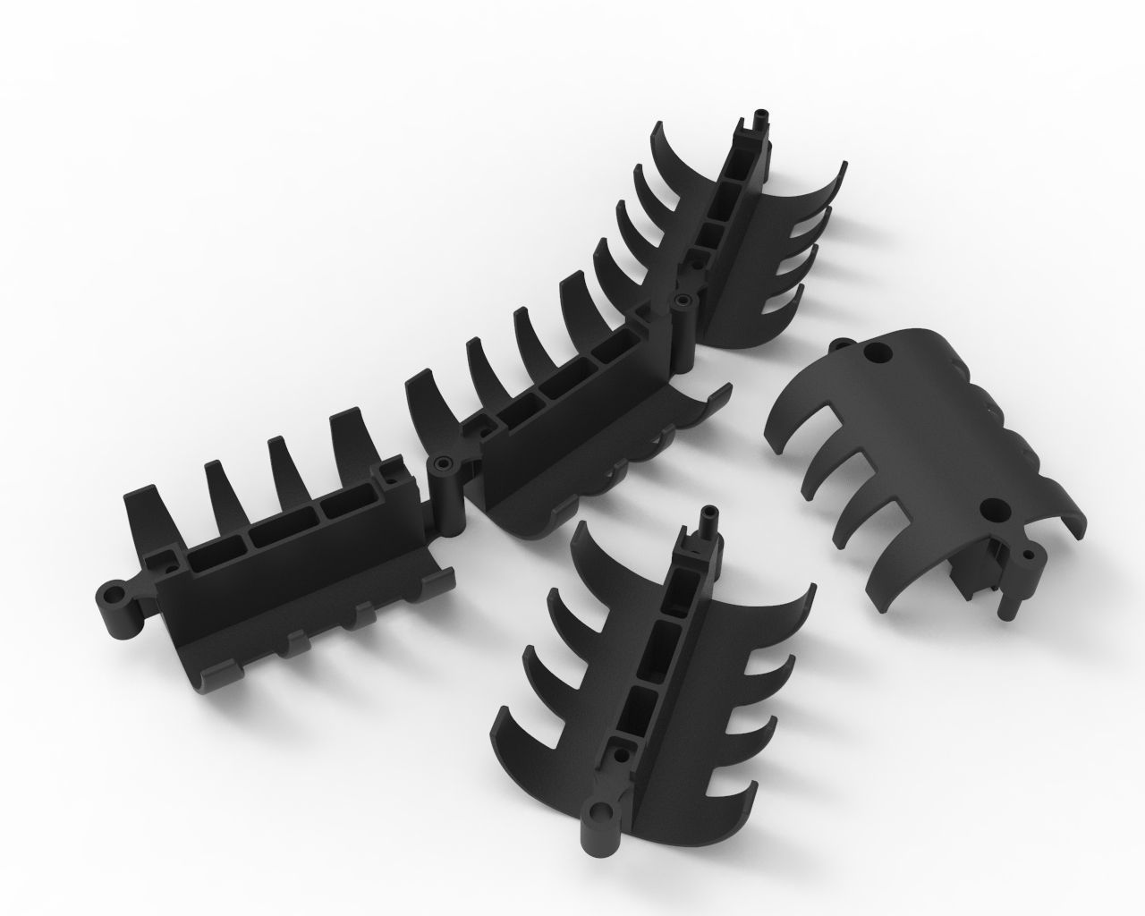 Cable routing 3D model | CGTrader