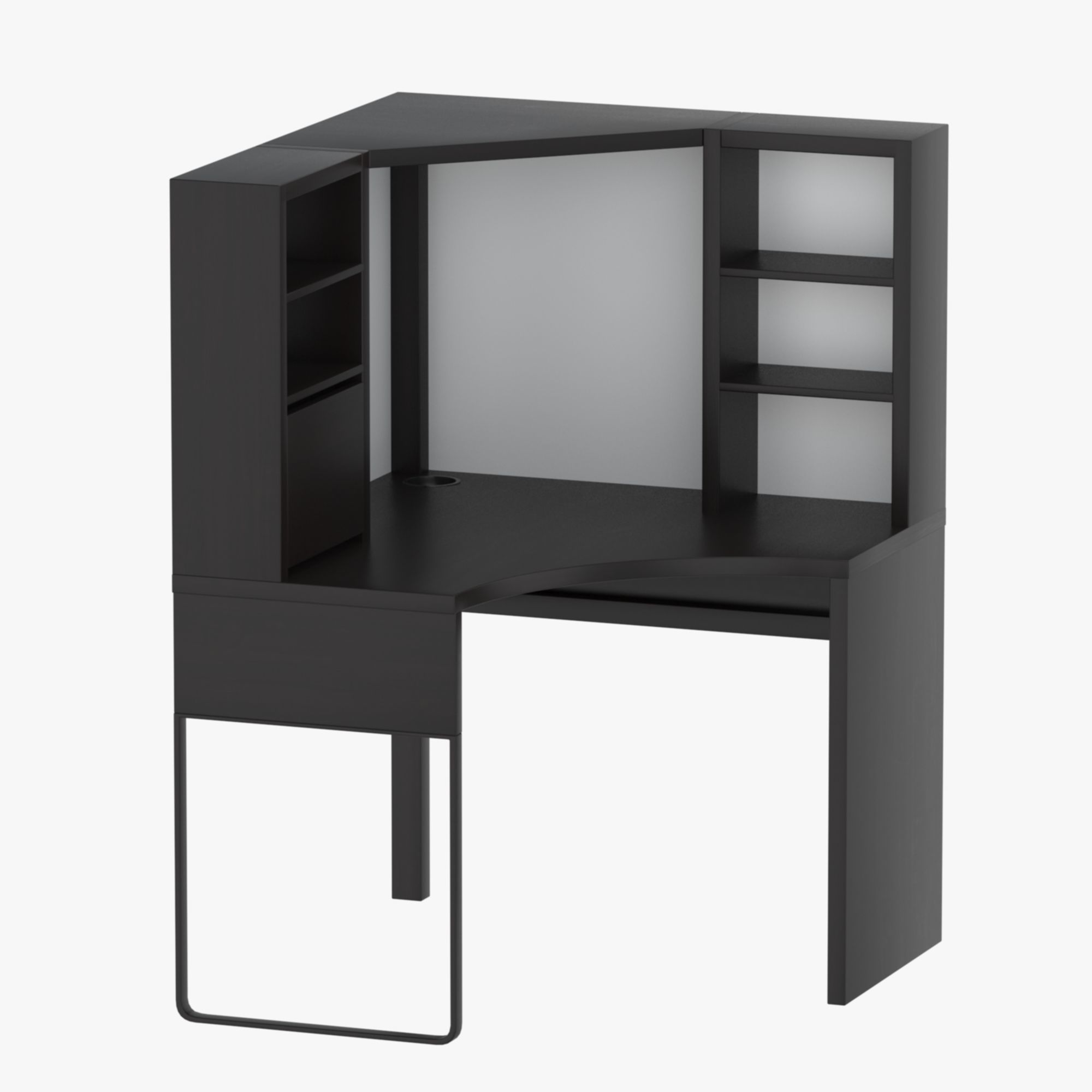 Ikea Micke corner workstation 3D model CGTrader