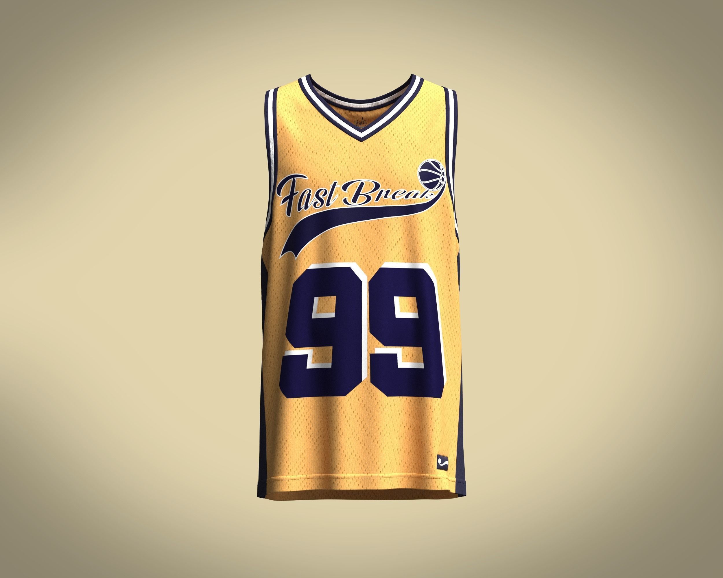 Mens Basketball jersey 3D model CGTrader
