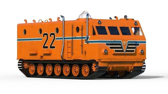 Kharkovchanka Soviet Antarctic Cruisers STT 3D model | CGTrader