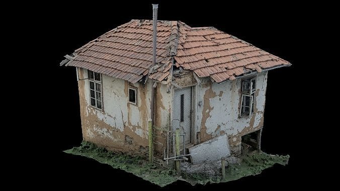 Old adobe house 3D model | CGTrader