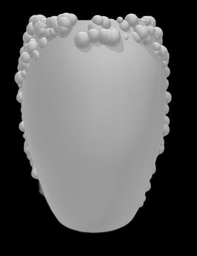Bubbles Vase 3D Model 3D model 3D printable | CGTrader