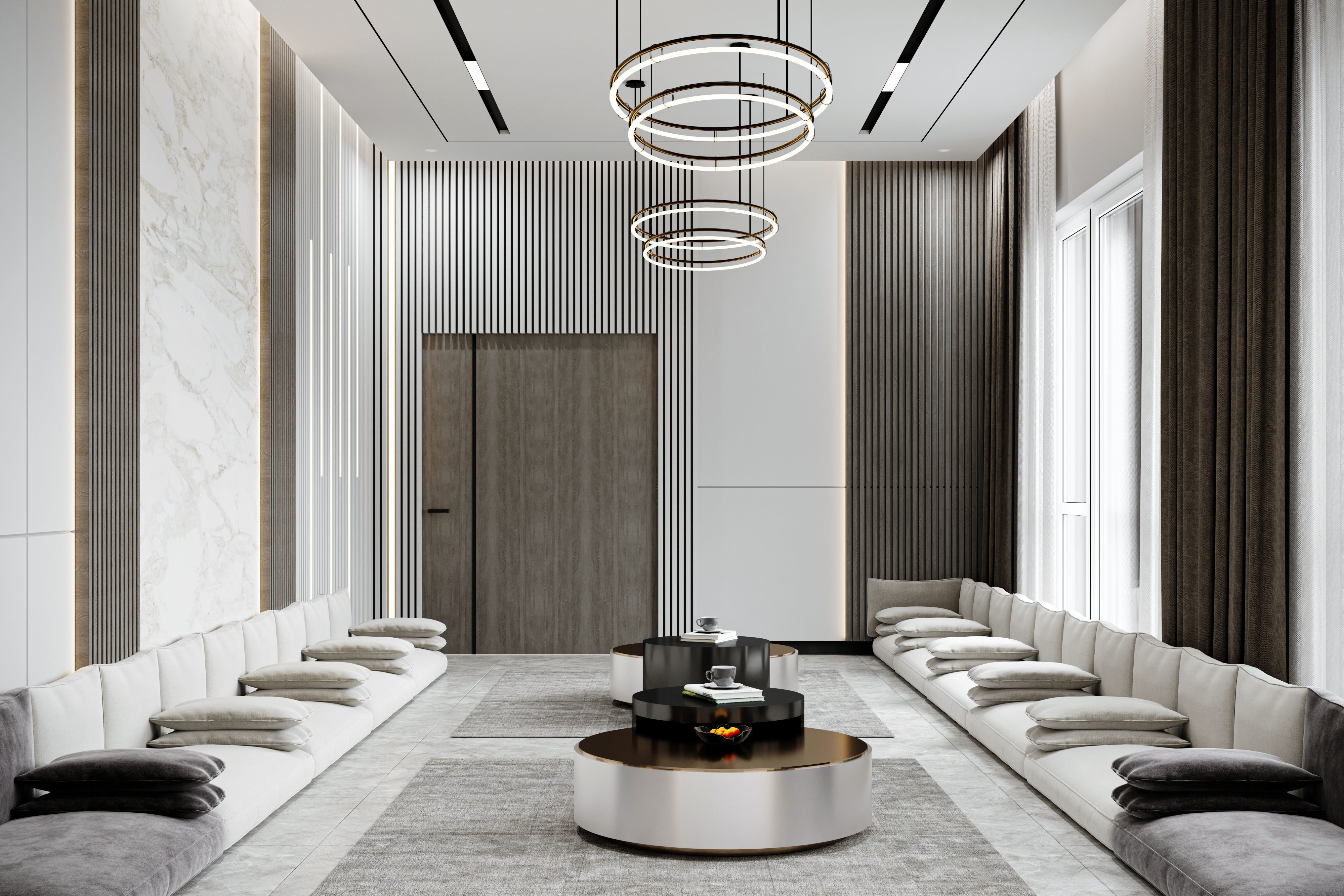 Mens council majlis 3D model rigged | CGTrader