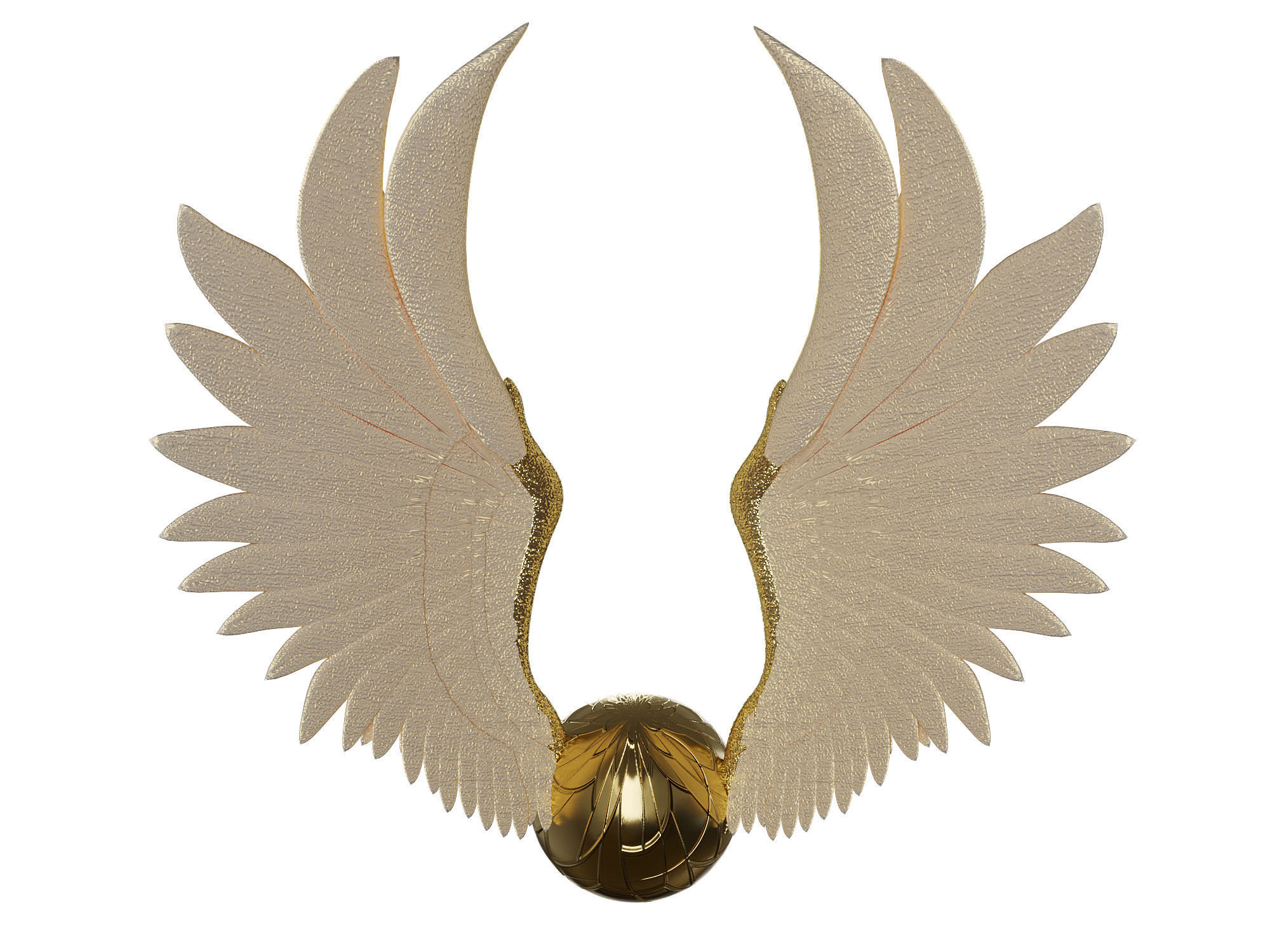 Quidditch ball with wings 3D model | CGTrader