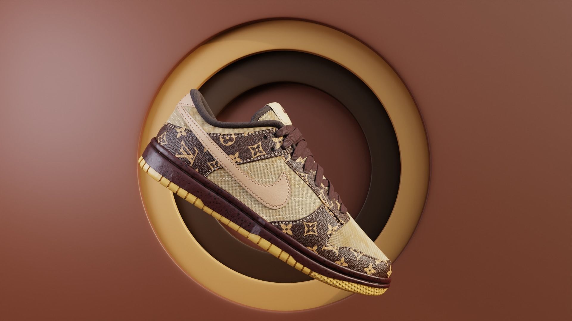 louis vuitton nike dunks