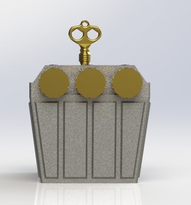 BOX WITH CODE LOCK FREE SUPPORT 3D model 3D printable | CGTrader