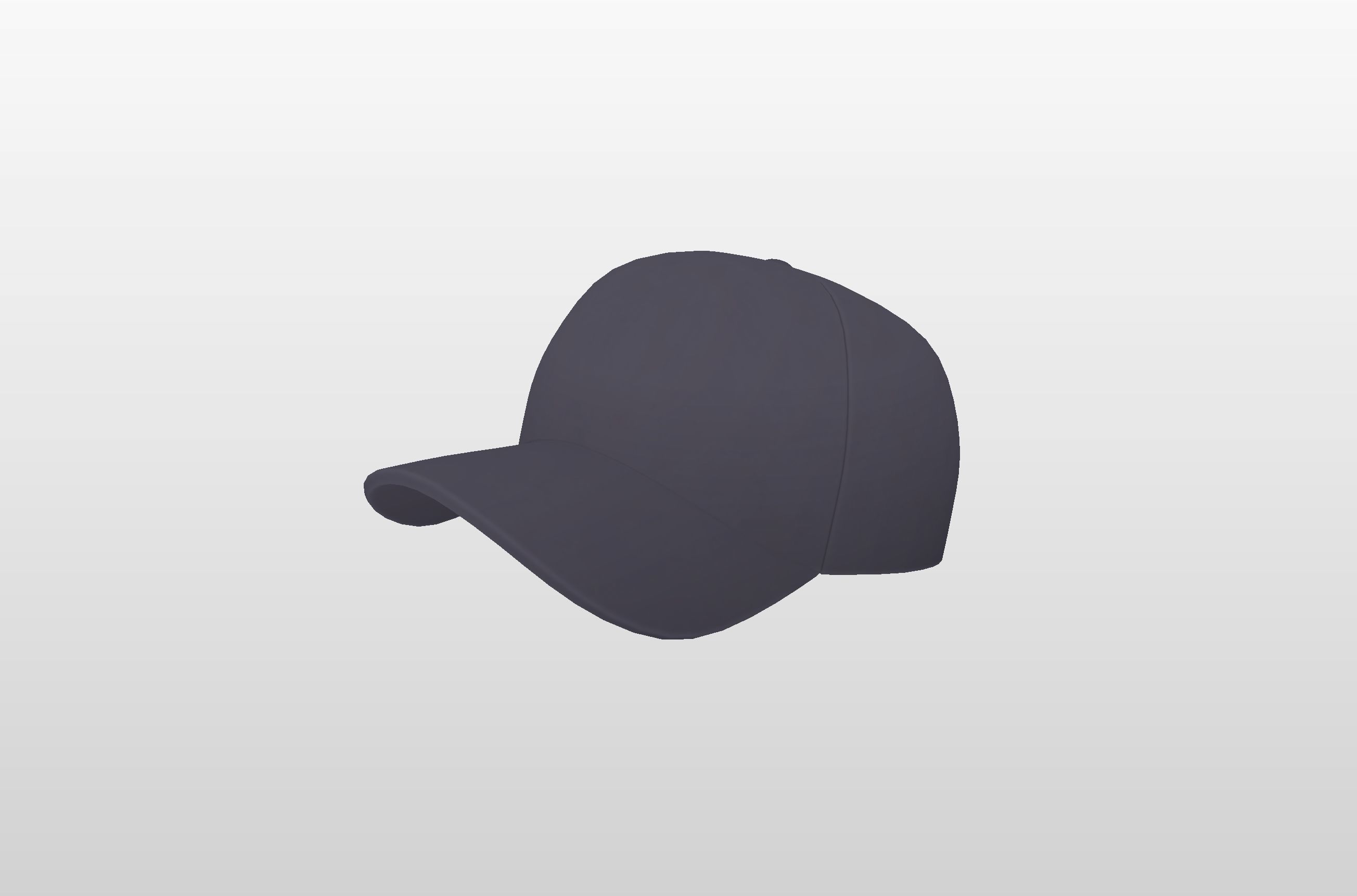 3D model Grey Cap VR / AR / lowpoly CGTrader