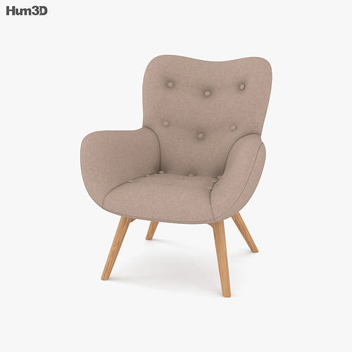 Made Doris Armchair 3D model CGTrader