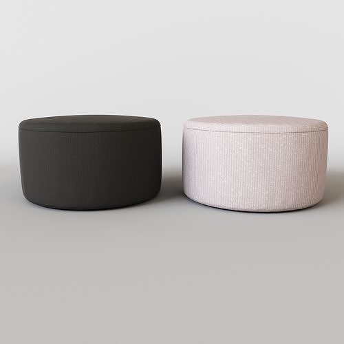 Tilly ottoman 3D model CGTrader