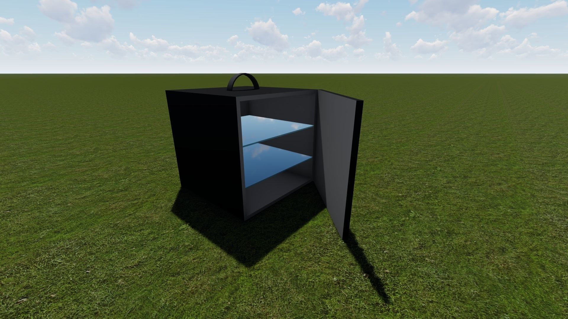 guitar amp mini fridge 3D model CGTrader