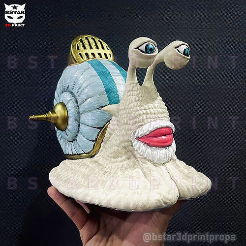 One Piece LA - Den Den Mushi - Transponder Snail High Quality 3D model ...