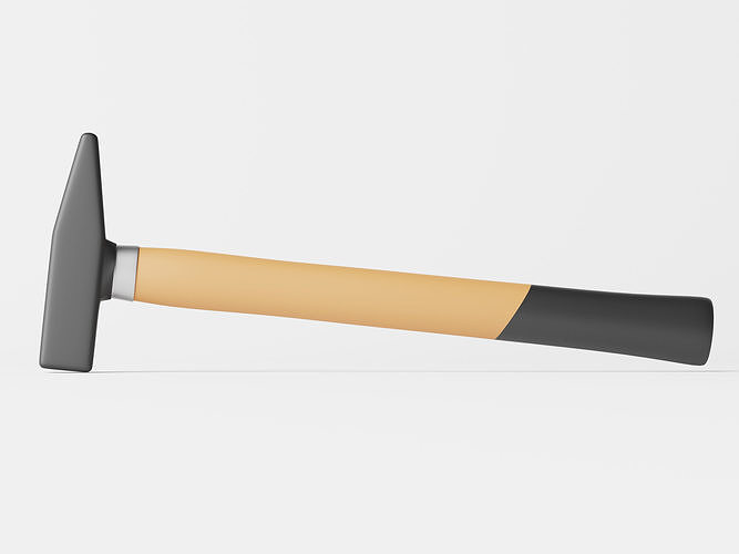 3D model Tack Hammer or Upholstery Hammer VR / AR / lowpoly CGTrader
