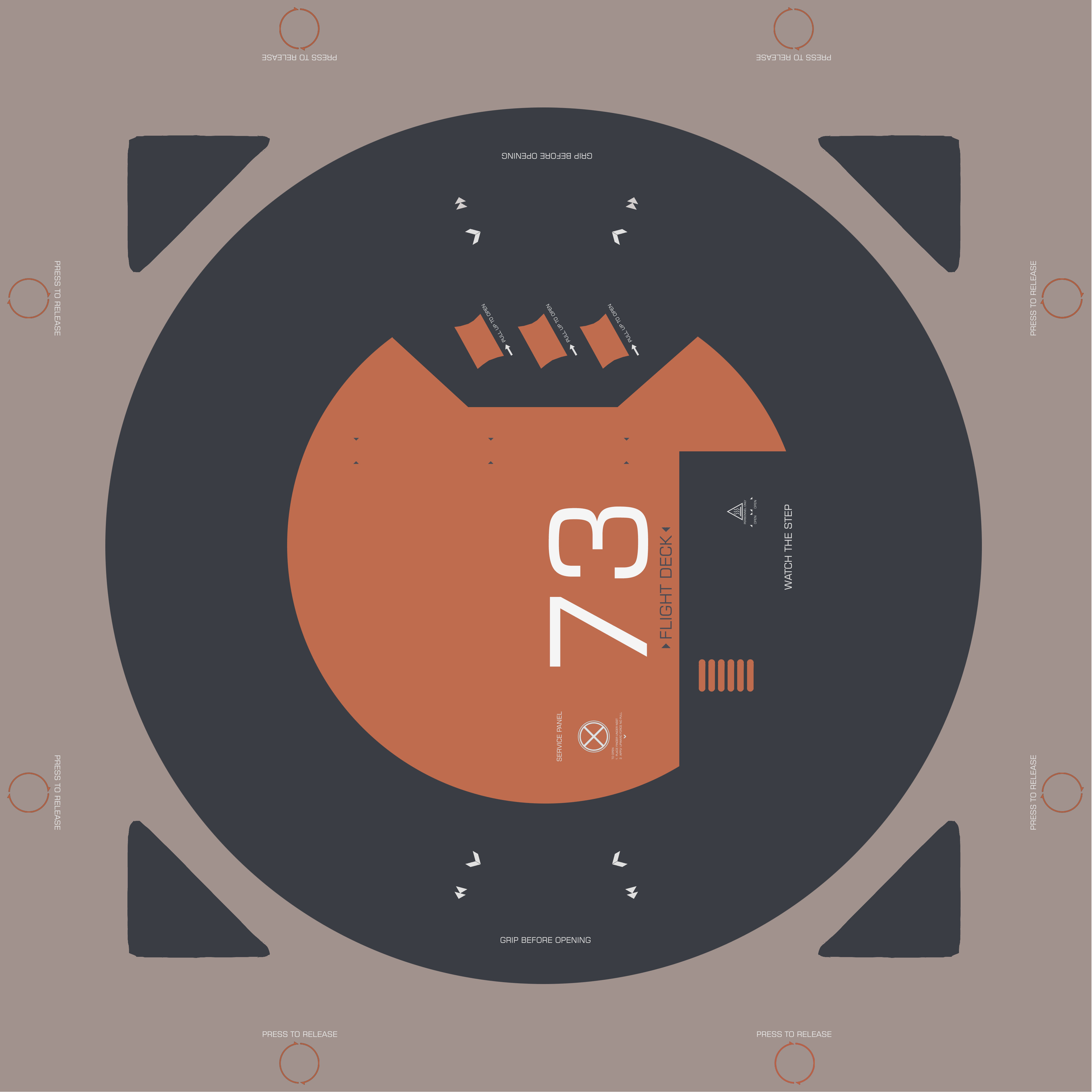 scifi hatch panel free 3D model CGTrader