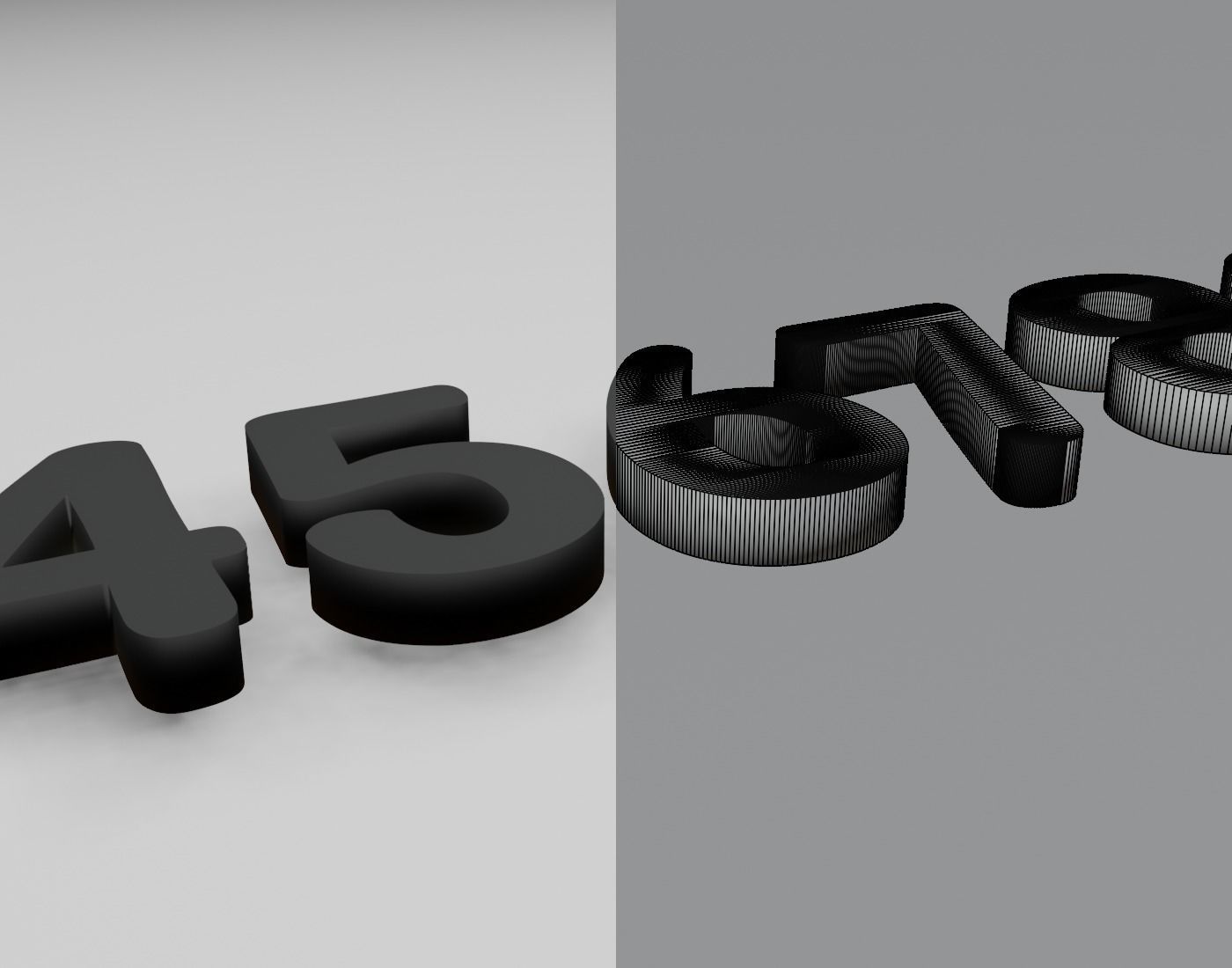 PartyConfettiRegular Text Font 3D Printing STL Collection 3D model 3D ...