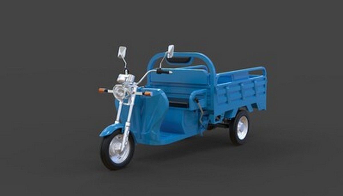 Transport vehicle Tricycle Electric tricycle 3D model CGTrader