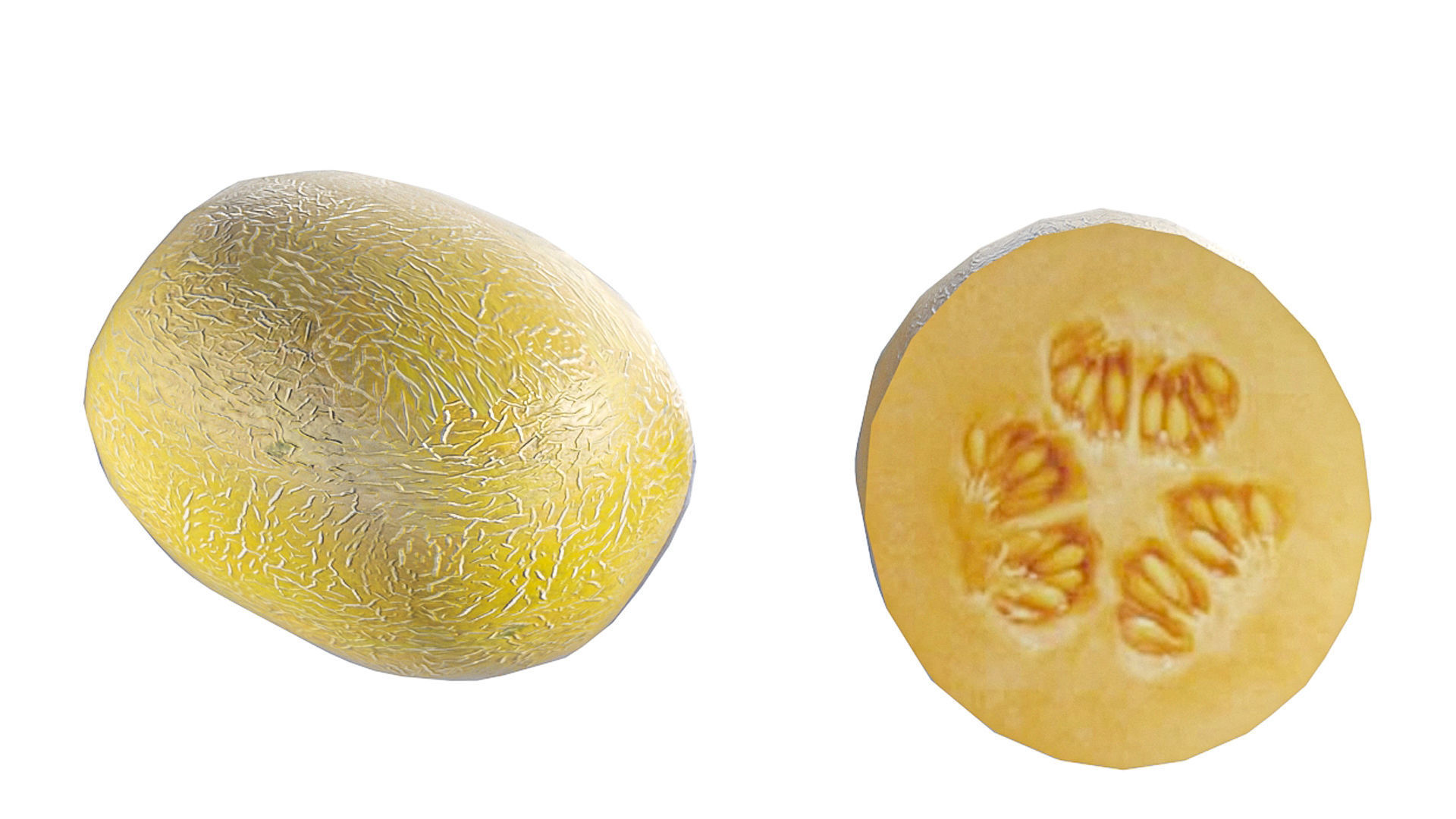 Melon Slice 3D model CGTrader