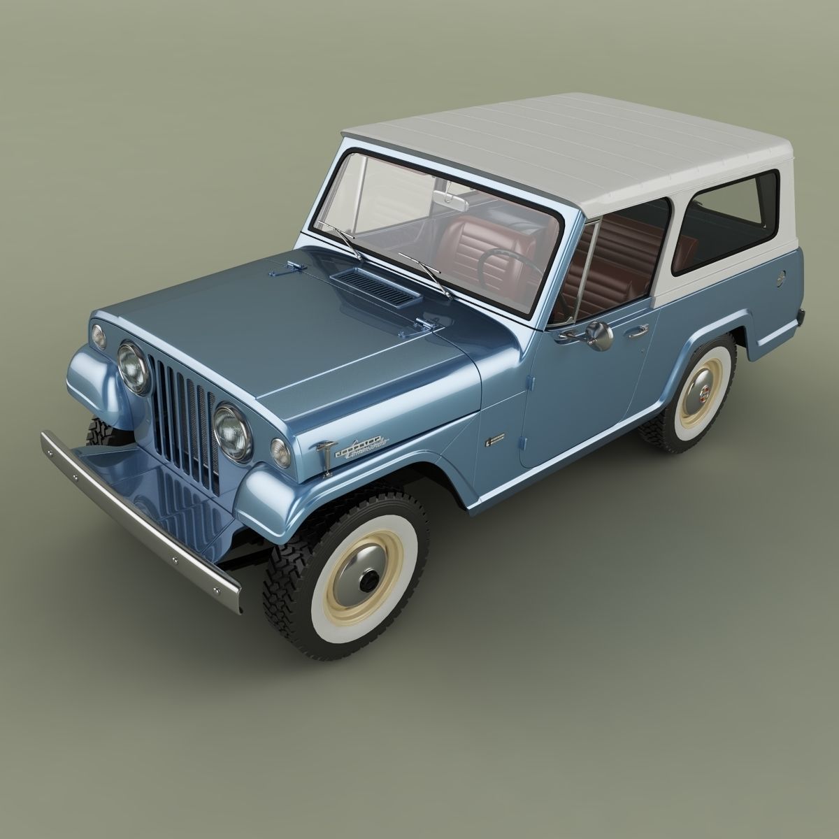 Jeepster Commando C101 3D model | CGTrader