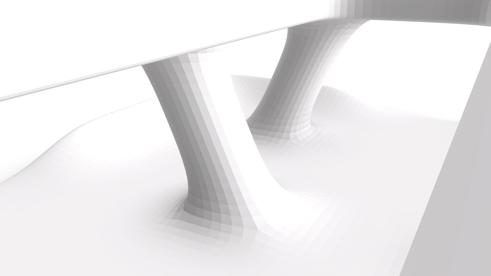 3D model Low Poly Columns Pavilion VR / AR / low-poly | CGTrader