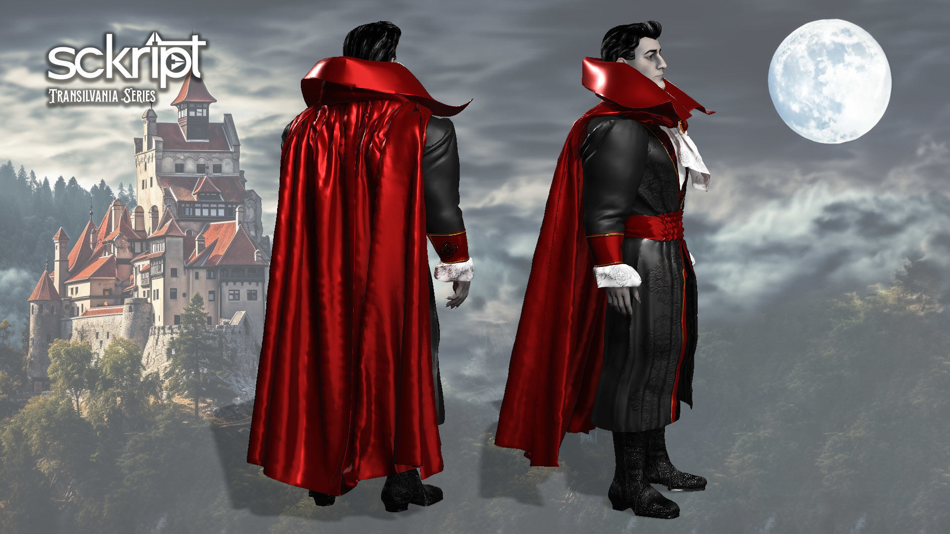 3D model Count Dracula VR / AR / low-poly | CGTrader