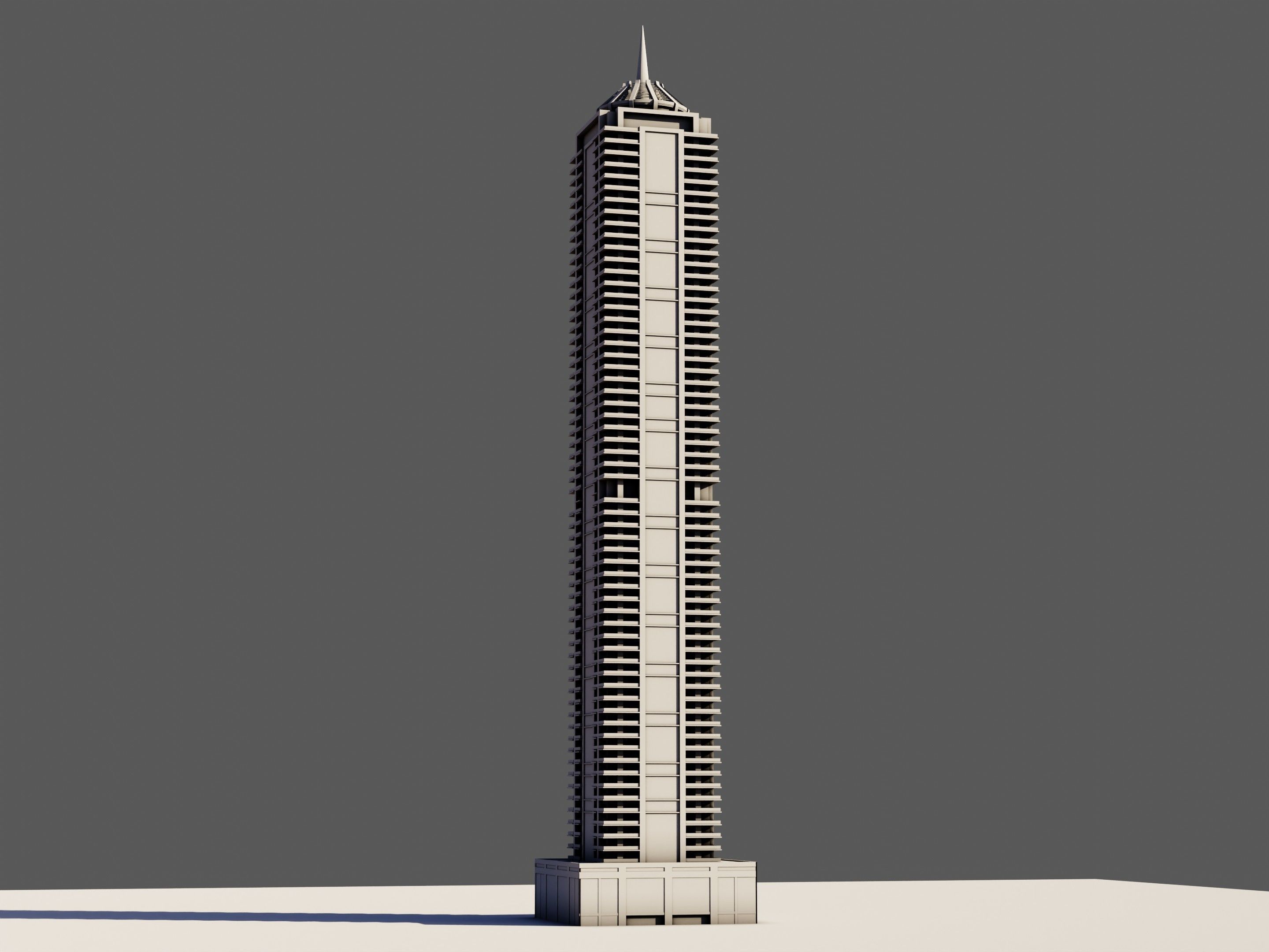 Emirates Crown Tower Dubai marina 3D model CGTrader