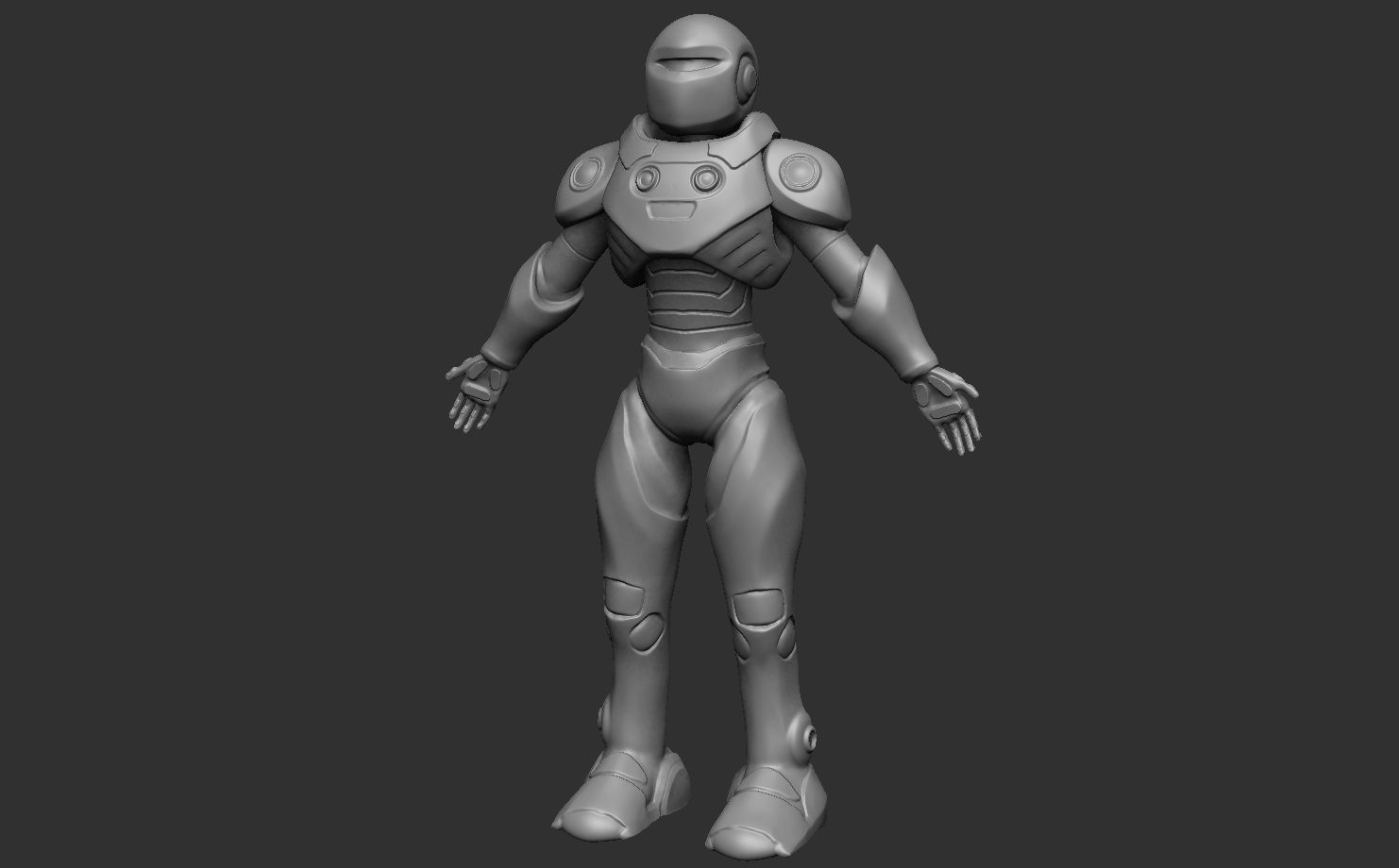 3D model Robot Guard Sci fi Character Futuristic Rigged Animation Game ...