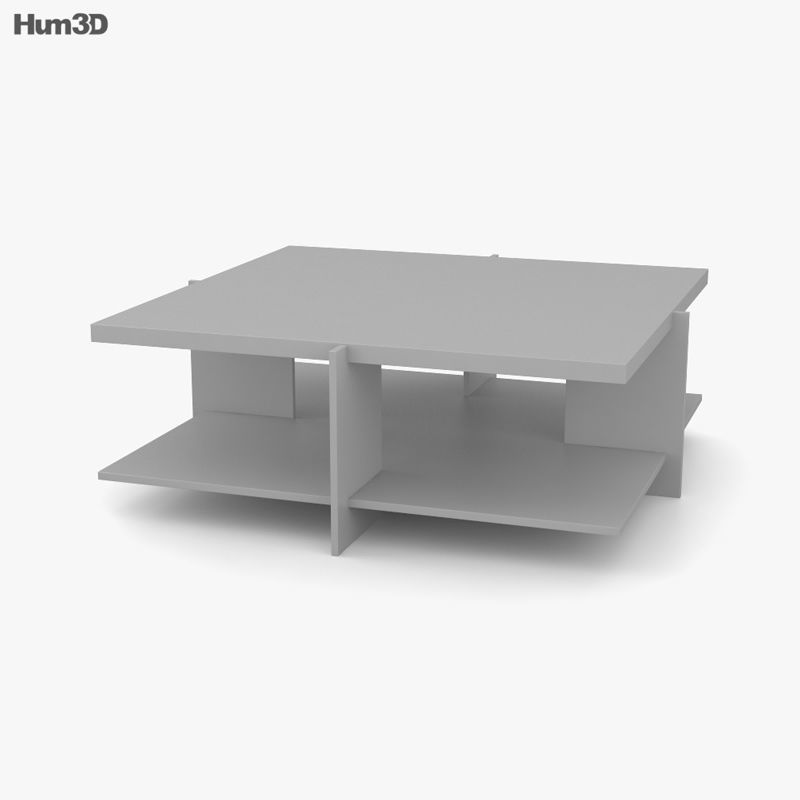 Frank Lloyd Wright Lewis Coffee table 3D model CGTrader