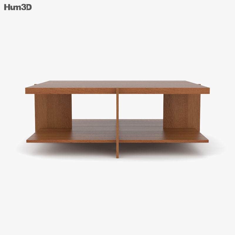 Frank Lloyd Wright Lewis Coffee table 3D model CGTrader