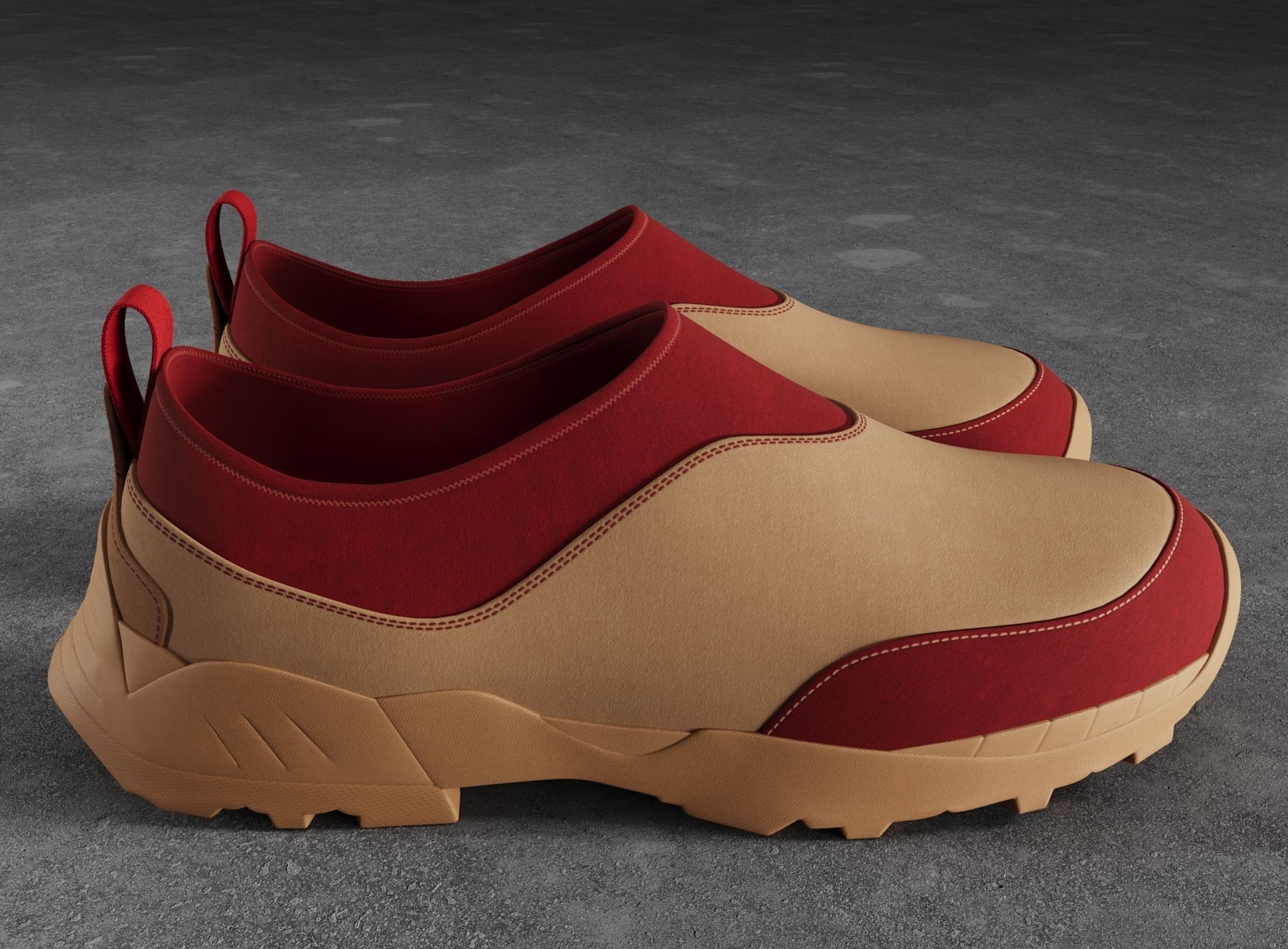 3D model Sneakers ROA Red Milk VR / AR / low-poly | CGTrader