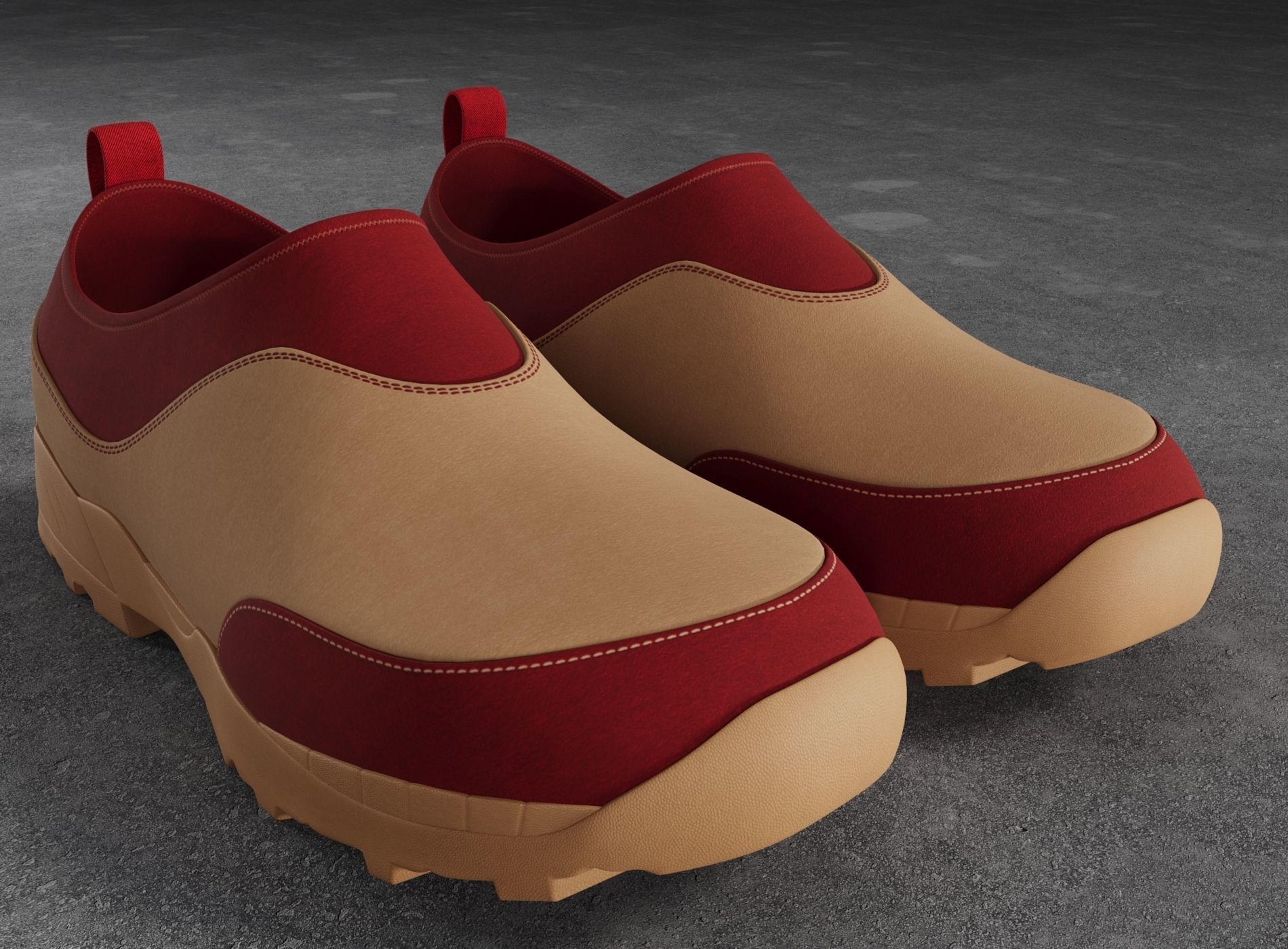 3D model Sneakers ROA Red Milk VR / AR / low-poly | CGTrader