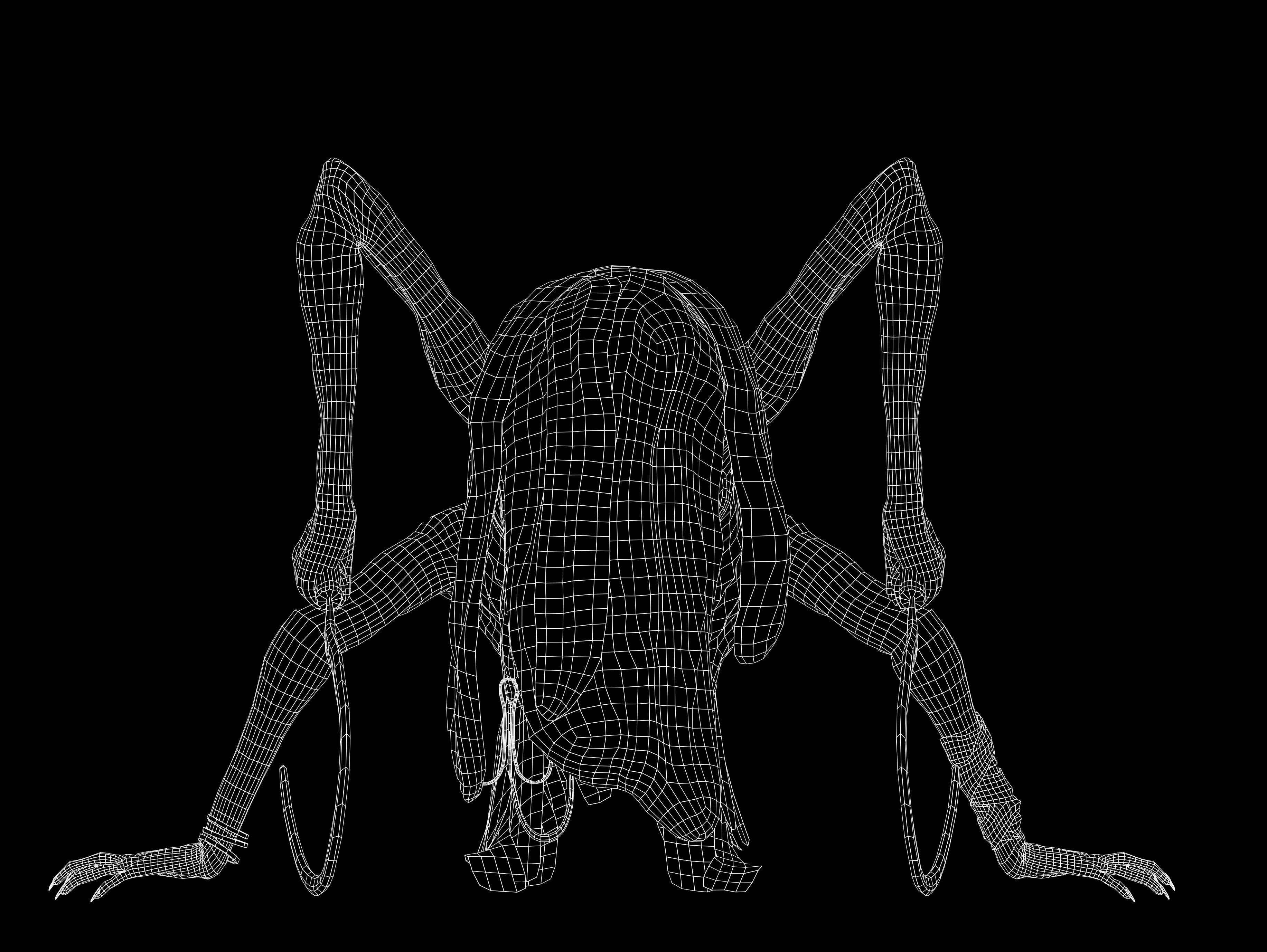 3D model Horror Woman Creature VR / AR / low-poly | CGTrader