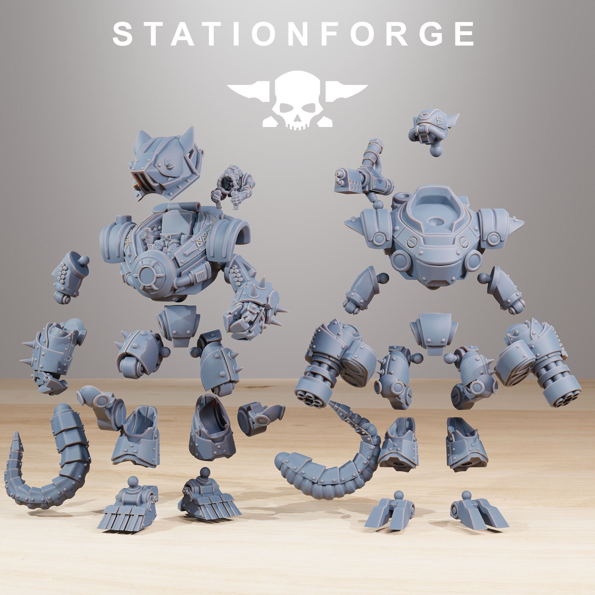 Raticus Clankers 3D model 3D printable | CGTrader