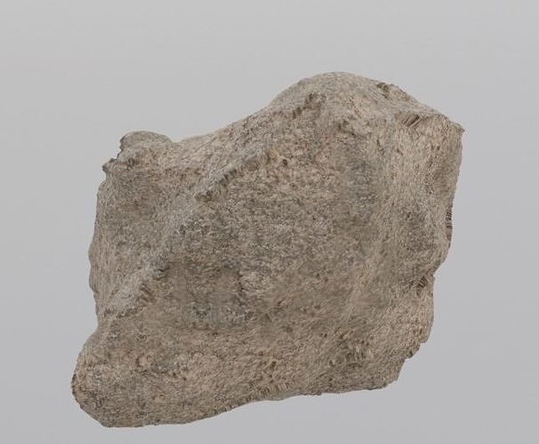 Big rock free VR / AR / lowpoly 3D model rigged CGTrader