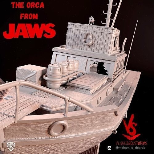 The Orca From JAWS 3D Model 3D Printable CGTrader
