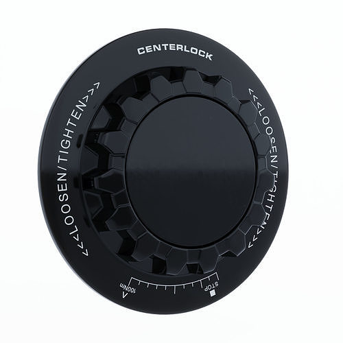 3D model Wheel Center Lock VR / AR / lowpoly CGTrader