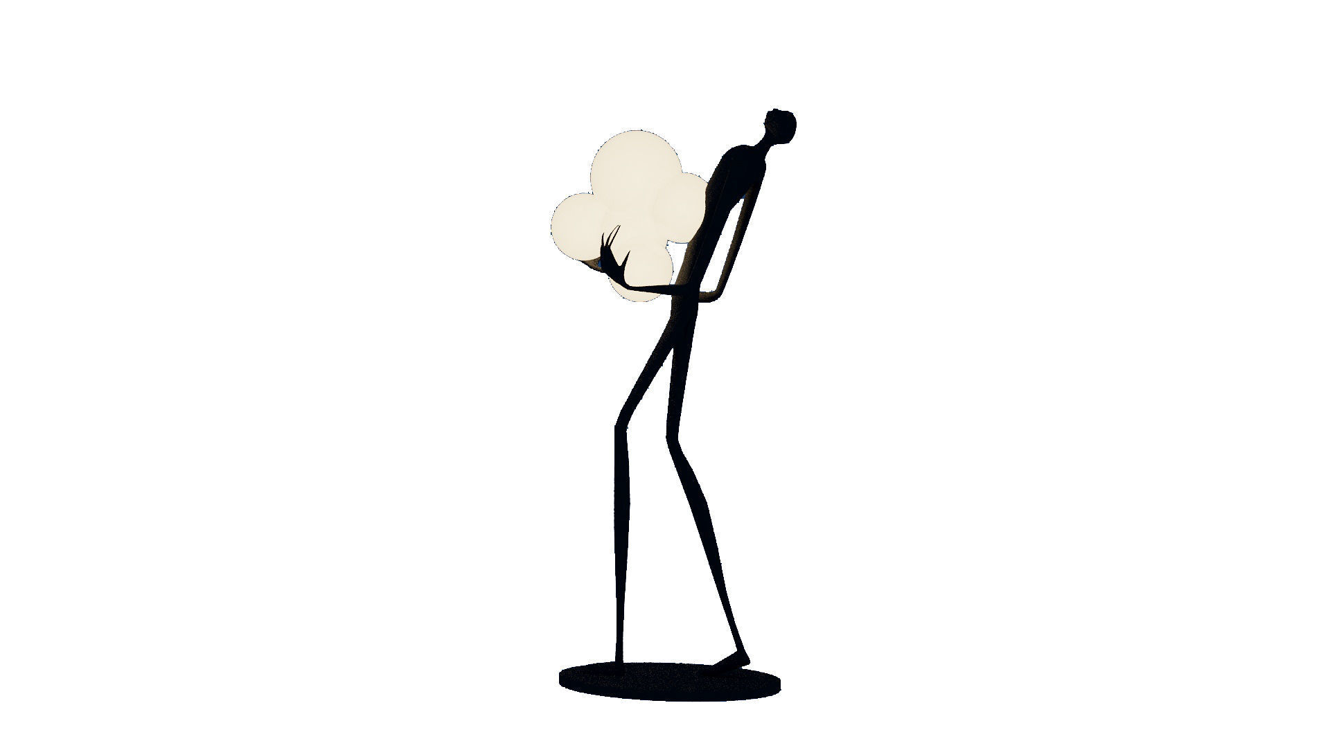Human Sculpture Lamp 3D Model 3D model | CGTrader